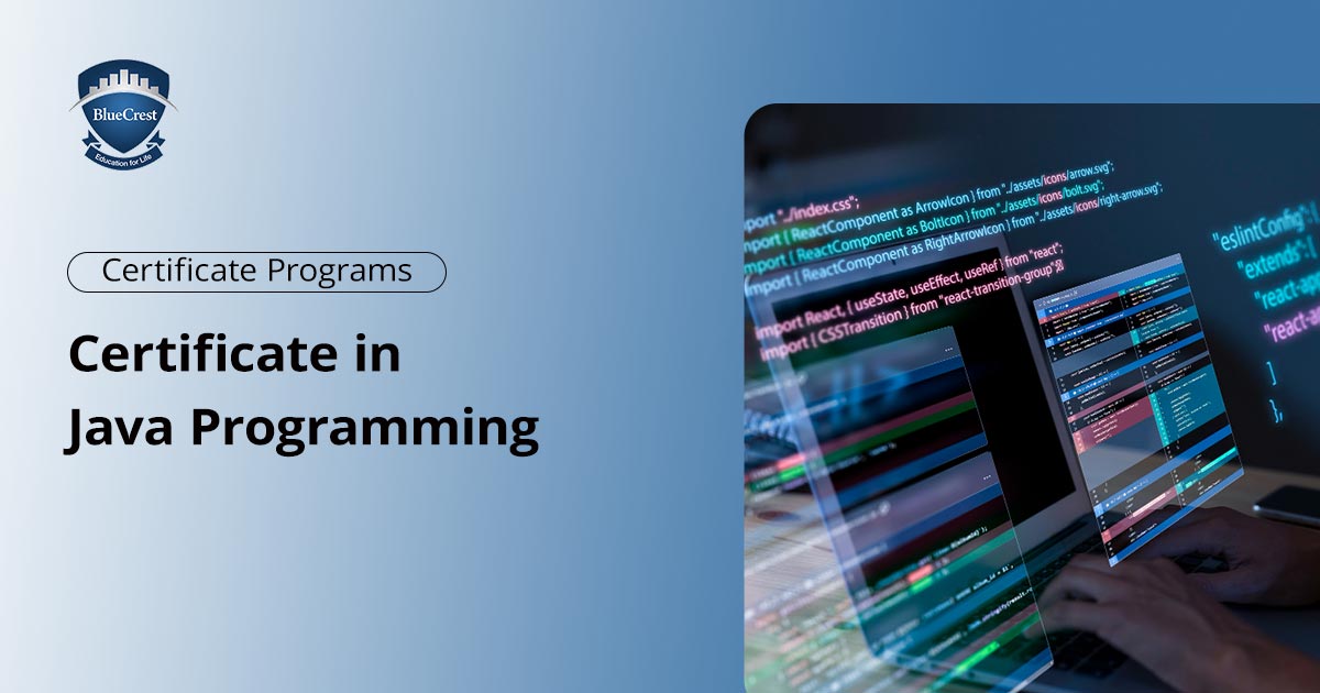 Certificate in Java Programming | BlueCrest Liberia
